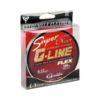 Gamakatsu Super G-line Flex Monofilament 300 M Transparant 0.260 Mm