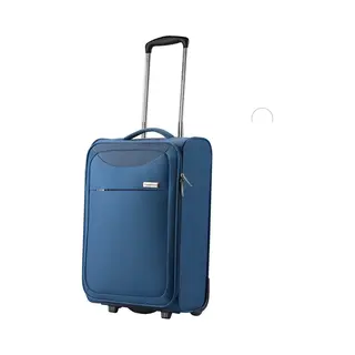 CarryOn Air Upright Handbagage Koffer – 55x35x20cm - Zachte Trolley Met Voorvak - 37 Liter - Slechts 1, 8kg - Blauw