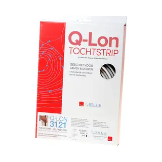Schlegel Qlon 3121 Tochtstrip Afdichtingsprofiel 7m - Wit