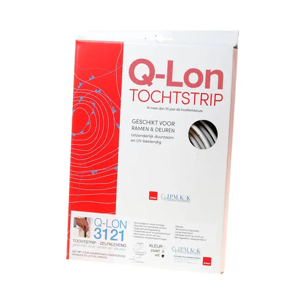 Schlegel Qlon 3121 Tochtstrip Afdichtingsprofiel 7m - Wit thumbnail