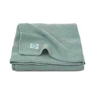 Deken Jollein Babybedje 100x150 Basic Knit Forest Green