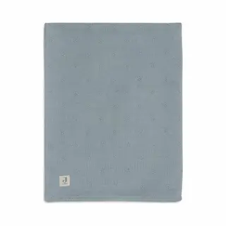 Deken Babybedje Jollein 100x150 Cosy Knit Velvet Sea Green