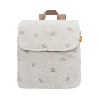 Jollein Rugzak 'Teddy Lovely' Sand / Bruin / Groen / Rood