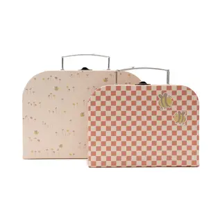 Jollein 059-595-68159 speelgoedopslag Toy storage suitcase Vrijstaand Roze
