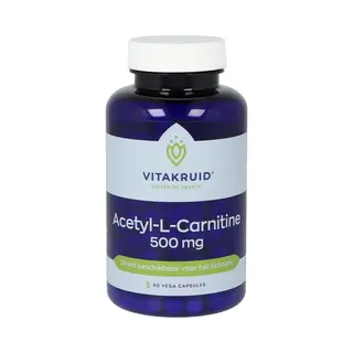 Vitakruid Acetyl-L-Carnitine 500 Mg | 90 Capsules