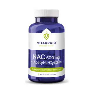 Vitakruid Nac 600 Mg N-Acetyl-L-Cysteïne | 90 Capsules