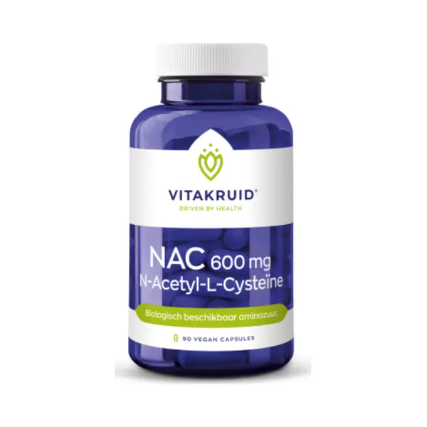 Vitakruid Nac 600 Mg N-Acetyl-L-Cysteïne | 90 Capsules thumbnail