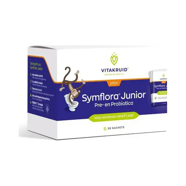 Vitakruid Symflora Junior Pre- En Probiotica | 30 X 2 G thumbnail