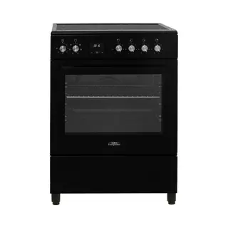 Everglades EVCK6135 - Keramisch Fornuis - Digitale Timer - 60CM - Mat Zwart - 56 Liter - 6 Ovenstanden