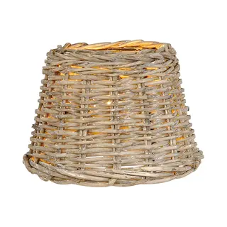 Clayre & Eef W4RO0081 Lampenschirm Ø 23 * 17 Cm / E27