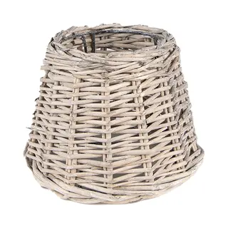 Clayre & Eef Lampenschirm Ø 20x15 Cm Braun Rattan Lampenschirm Aus Rattan