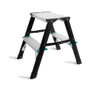 Vonroc Dubbele Trap – 2 Treden - Antislip | Max. Belastbaarheid 150kg
