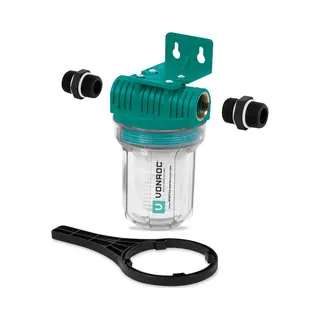 Vonroc Voorfilter Voor Pompen En Hydrofoorpompen – 12cm – Max. 4000l/h – Universele Voorzetfilter
