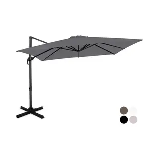 Vonroc Cantilever Parasol Pisogne – 300 X 300 Cm – Premium Kwaliteit – Terras Voor Buiten, 360 Graden Draaibaar – Groot Schaduwoppervlak –
