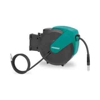 Vonroc Pro Automatische Luchtslanghaspel – 15m | Universeel Din/Euro/Orion