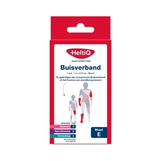 HeltiQ Buisverband Maat E 1m X 8, 75cm