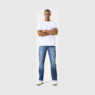 Garcia Ciro Heren Loose Fit Jeans Blauw