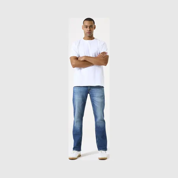 Garcia Ciro Heren Loose Fit Jeans Blauw thumbnail