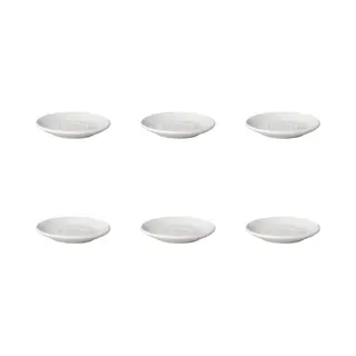 Mammoet - Budgetline - Schotel - Brede Rand - 6 Stuks - ø 14 Cm - Wit - Porselein - Schoteltjes