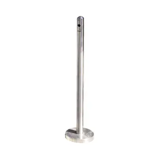 Securit Standaschersystem Smoker Pole - Pfosten, Silber
