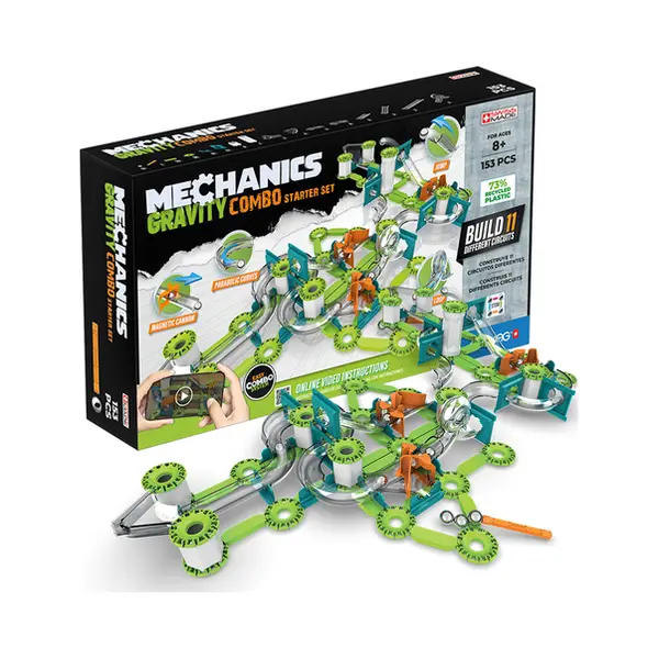 Geomag Mechanics Recycled Combo Starter Set 153 pcs thumbnail