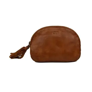 Bear Design Portemonnee / Portefeuille Dames - Ritsportemonnee - Leer - Penny - Cognac