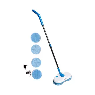 Shine Elektrisch Roterende Mop – Draadloos Met Sprayfunctie – Inclusief Doekje & Waterreservoir – 30W – Verstelbare Steel – Voor Alle Harde