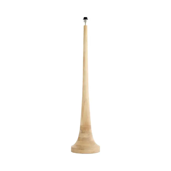 Light & Living Vloerlamp Jovany Mangohout, 135cm - Naturel (excl. Kap) thumbnail
