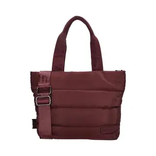 Zebra Trends Elske Handtas - Shopper - Schoudertas - Crossbodytas - Puffy - Gewatteerd - Dames Tas - Bordeaux Rood