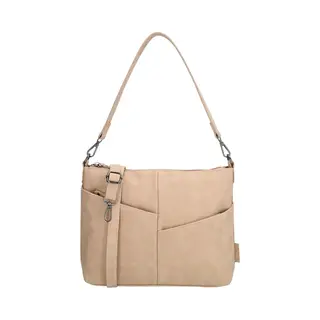 Beagles Lourenza Schoudertas - Crossbody - Dames - Praktisch - Dames Tas - Lichttaupe