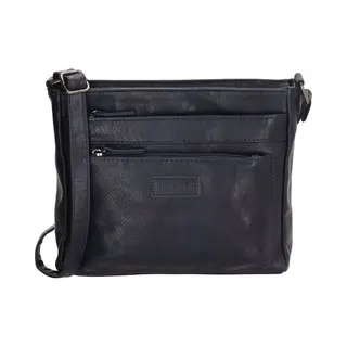 Beagles Murcia Crossbody Schoudertas Met Handige Ritsvakken - Dames Tas - Blauw