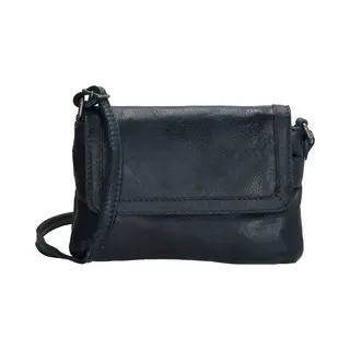 Beagles Maspalomas Crossbody Schoudertas - Leren Dames Tas - Blauw