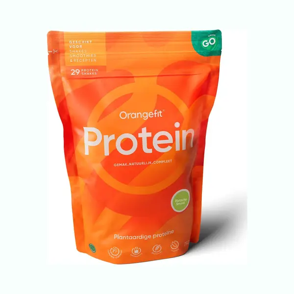 Orangefit Proteine Poeder - Vegan Proteine Shake - 750g (29 Shakes) - Eiwitshake Chocolade - Lactosevrije Eiwitpoeder thumbnail