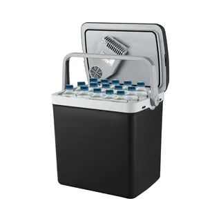 Moa Koelbox Elektrisch 12v 230 Volt - 32L - Frigobox - Camping Koelkast - Auto En Camping - Zwart