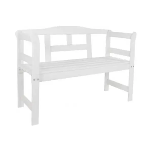 SenS-Line Friesen Tuinbank - Hout - Wit thumbnail