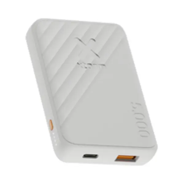 Xtorm 12W Go2 Powerbank 5.000 - Ash White thumbnail