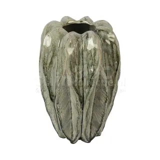 Countryfield Vaas Levi Leaf 20x20x29cm Grn