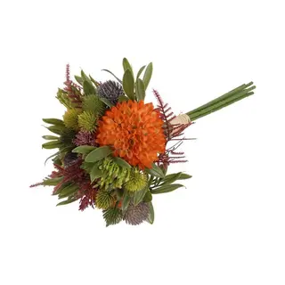 Countryfield Kunstboeket Dhalia Mix Oranje H36cm