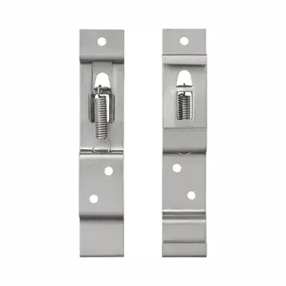 Benson Kentekenplaat Klemmen - 2x Stuks - Rvs - Nummerplaat Bevestigen - Aanhanger