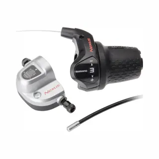 Shimano Nexus Shifter Sl-3S42E 3-Sp - Met Kabels En Clickbox - Zwart