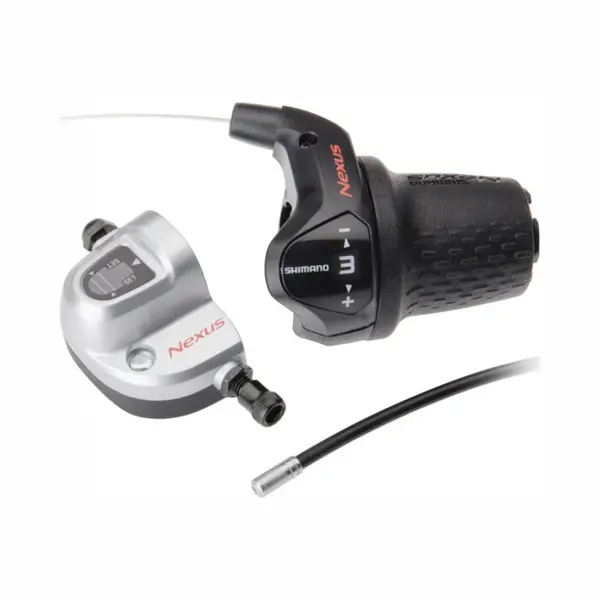 Shimano Nexus Shifter Sl-3S42E 3-Sp - Met Kabels En Clickbox - Zwart thumbnail