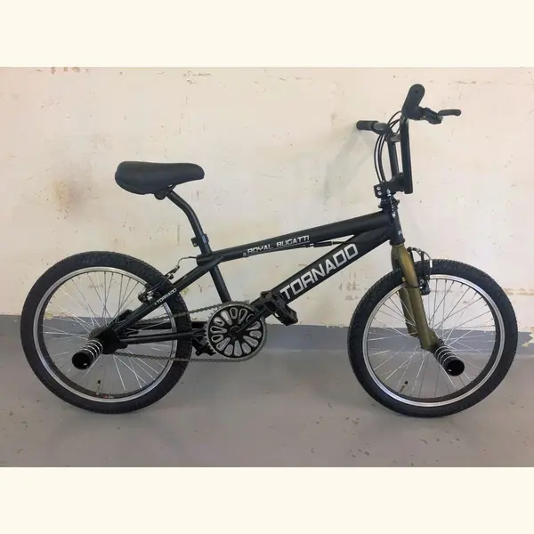 Royal-Bugatti Tornado Freestyle 20 Inch Bmx - Matzwart/brons thumbnail