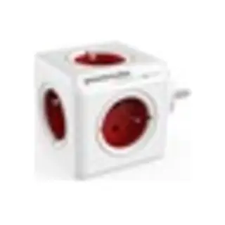 Allocacoc PowerCube Original Type E power uitbreiding 5 Ac-uitgang(en) Binnen Rood