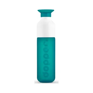 Dopper Original Drinking Bottle Tidal Teal 450ml - Bpa-free Bottle, Leak-proof, Reusable, Slim, Lightweight - Water Bottle For Sports, Fitness,