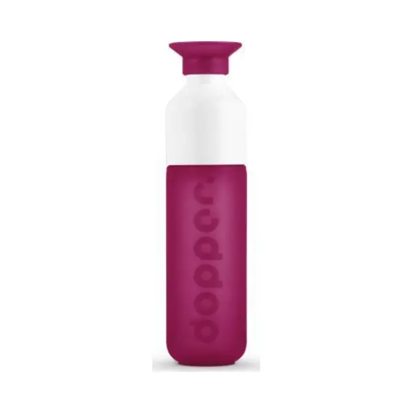 Dopper Original Drinking Bottle Funky Fuchsia 450ml - Bpa-free Bottle, Leak-proof, Reusable, Slim, Lightweight - Water Bottle For Sports, Fitness, thumbnail