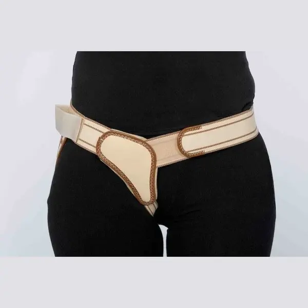 Orliman Enkelzijdige Liesbreukband - L - Rechts - Beige thumbnail