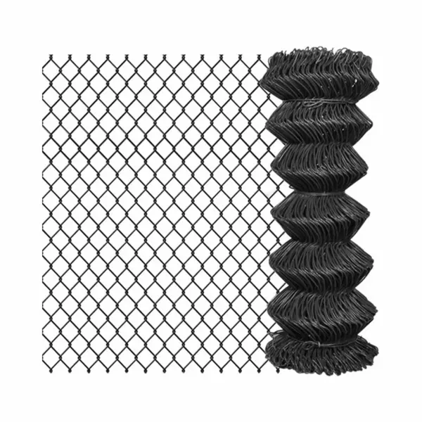 Chain Link Fence Steel 25x1 M Grey Vidaxl thumbnail