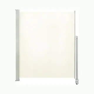VidaXL - Tuinscherm - Uittrekbaar - 160x300 - Cm - Crèmekleurig