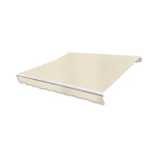 VidaXL Luifel Gemotoriseerd Uitschuifbaar 400 Cm Crème