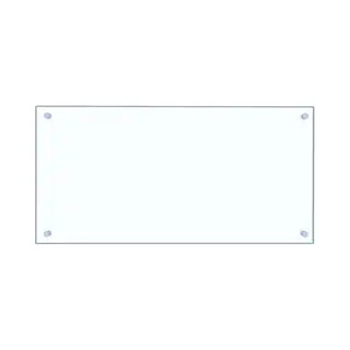 VidaXL Spatwand Voor Keuken, Transparant, 80 X 40 Cm, Gehard Glas